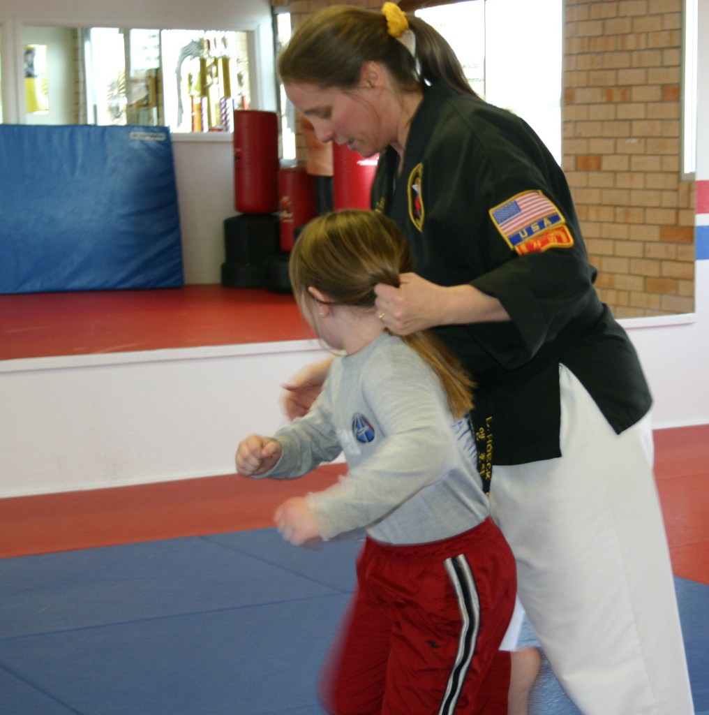 teaching kids karate